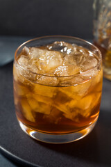 Boozy Refreshing Black Russian Cocktail