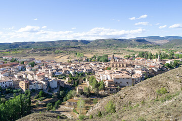 Fototapeta na wymiar Panoramica de Rubielos de Mora