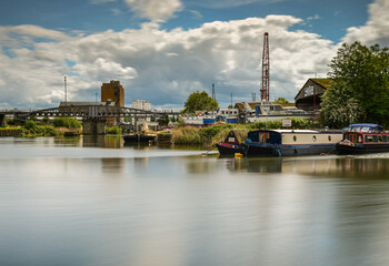 Obraz premium Sharpness Marina, Gloucestershire 