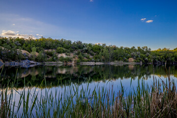 Savrovsky granite quarry is very beautiful, Ukraine