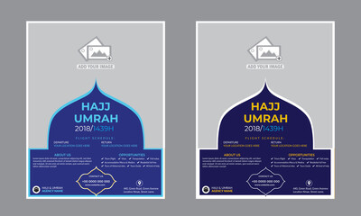 Hajj Flyer Flyer Design Template Fully Editable design