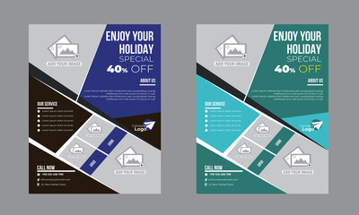 Holiday  Flyer Template Design Fully Editable Design very unique design