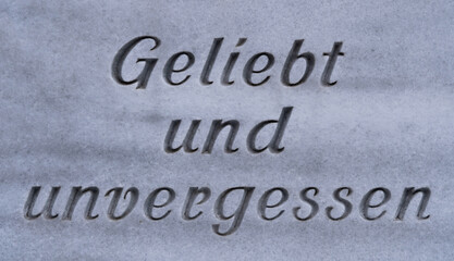 Geliebt und unvergessen