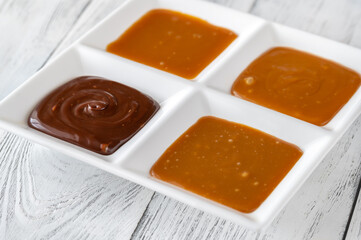 Variety of caramel