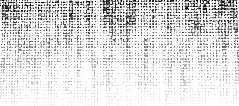 Futuristic dots background. Cyber background with particles different size. Technology particles illustration.