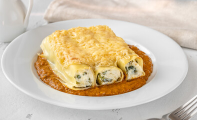 Spinach and Ricotta Cannelloni