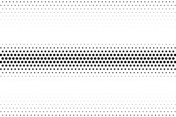 Grunge design halftone vector background. Halftone dots vector texture. Black and white abstract backdrop.