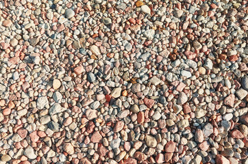 Picture of colorful pebbles, background or texture.