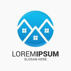 real estate logo template