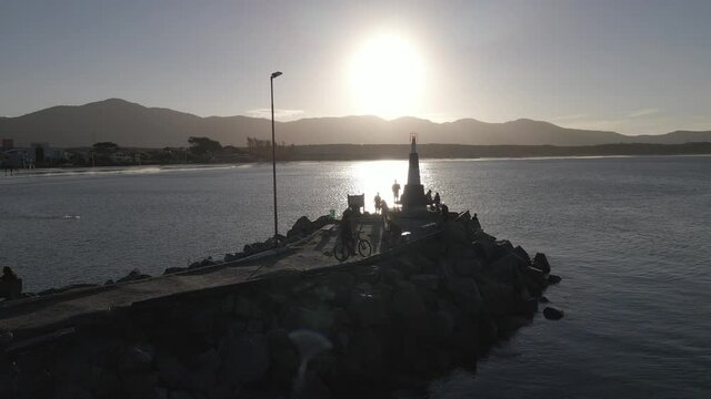 Farol da barra da lagoa, Florian&oacute;polis SC, Brasil
