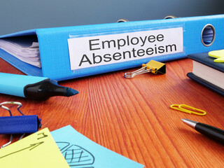 Employee Absenteeism is shown on the business photo using the text