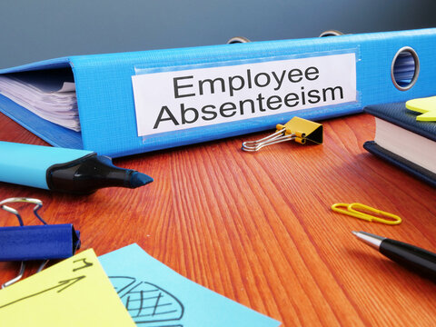 Employee Absenteeism Is Shown On The Business Photo Using The Text