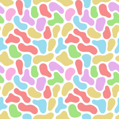 Color mosaic background. Fluid banner. Abstract blot shapes template for your design.