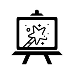 Imaginative computer artistic gallery icon