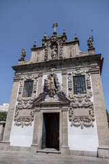 Braga Saint Vincent Church (Igreja de Sao Vicente) - XVI century baroque Catholic church dedicated to Saint Vincent of Saragossa. This is oldest authentic Christian monument in Braga. Braga, Portugal.