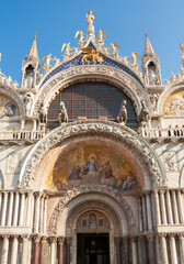 San-Marco cathedral, detail, Venice, Italy.
