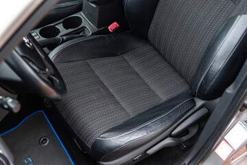 a car seat of a car