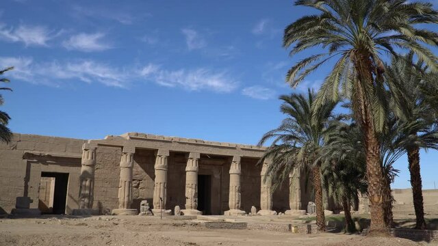 The Mortuary Temple of Seti I is the memorial temple of the New Kingdom Pharaoh Seti I. It is located in the Theban Necropolis in Upper Egypt, across the River Nile from the modern city of Luxor. Egyp