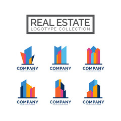 Real estate or Building logo design template with modern concept