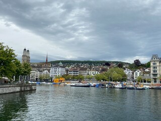 Naklejka premium Zürich Schweiz Aussicht