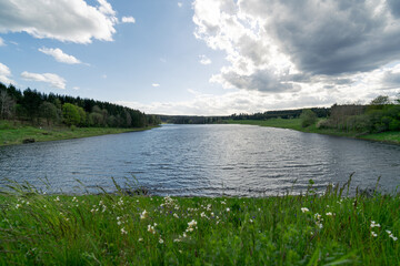 Talsperre Mandelholz im Harz bei schönem Wtter