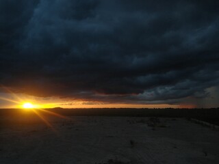 Cloudy Sunset - LLanos Orientales