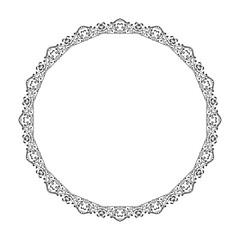 frame with ornament high detailed