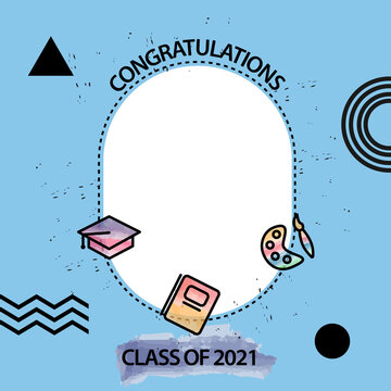 Facebook Frame Graduation Class Of 2021 Design