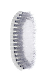 Gray wash brush isolated on white background