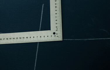 measuring ruler on the table