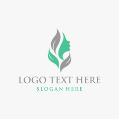 Beauty Leaf Nature Logo Design