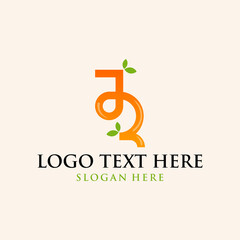 Letter JR Fresh Logo Design