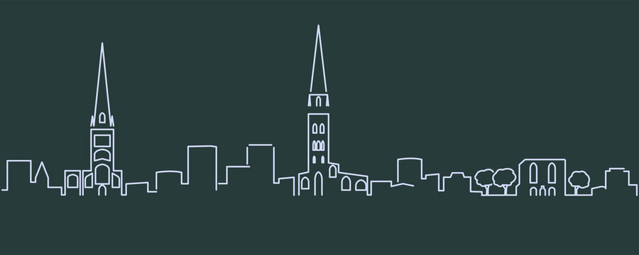 Coventry Single Line Skyline Profile