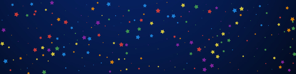 Festive mind-blowing confetti. Celebration stars.