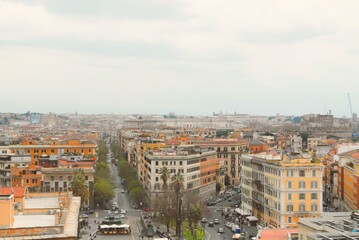 panorama of Rome, Italy