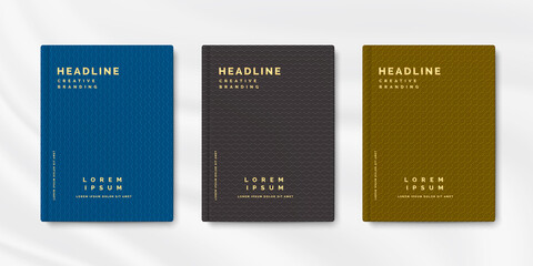  Set of abstract  japanese pattern book cover template. Background design for decoration,wallpaper,scrapbook, flyer, magazine.Vector illustration.Eps10