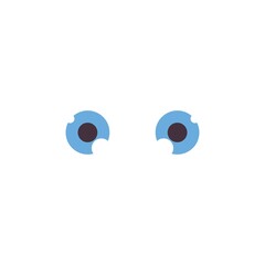 optical eye icon  vector Template illustration