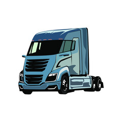 Illustration Vector graphic of truck logo