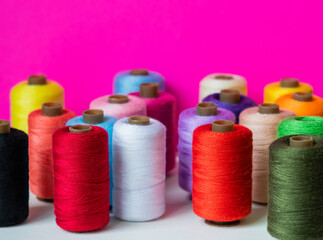 spools of thread, craft, hobby, project