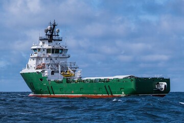 tanker in the sea © Clinton