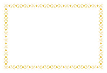 金色　レース　フレーム