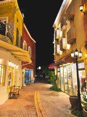 美浜タウンリゾート・アメリカンビレッジの夜景(沖縄県北谷町)