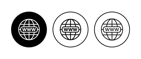 Web icon set. go to web icon. web click icon