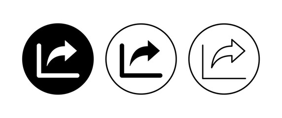 Share icon set. Sharing vector icon