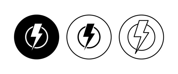 Power icon set. Power Switch Icon. Electric power