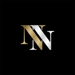 Letter NN logo design	