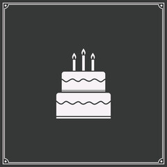 Cup cake web icon