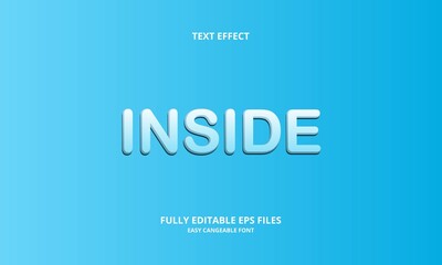 Editable text effect inside title style