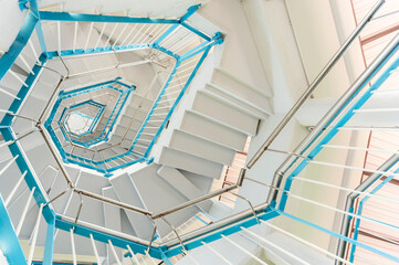 Interior view of Spiral Staircase