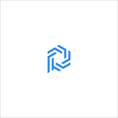 Modern flat logotypes. Letter P icon